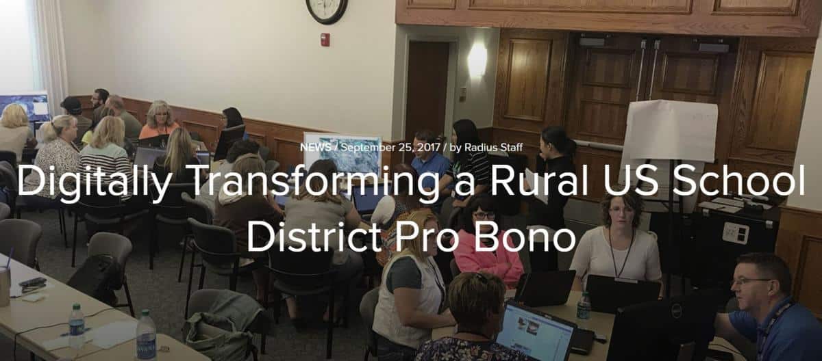 Digitally Transforming a Utah School Pro Bono