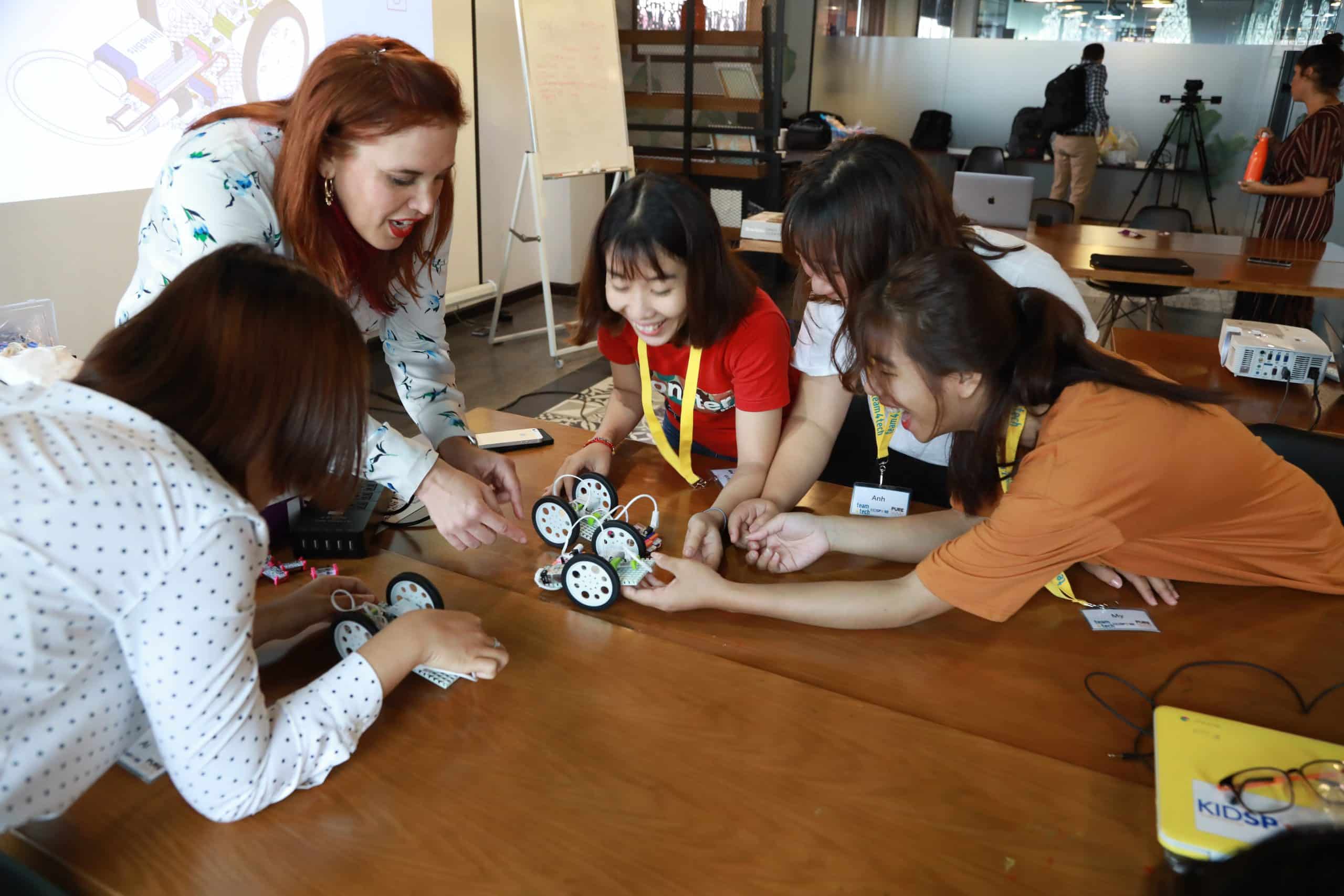 Piloting maker activities at a new innovation lab in Vietnam