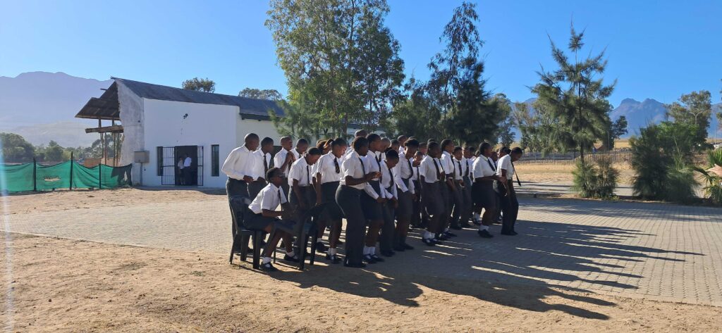 Students at LEAP Science and Maths Schools in South Africa, an NGO partner of Team4Tech